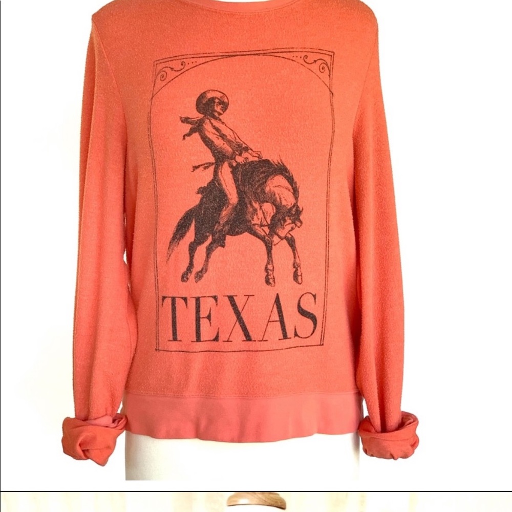 WILDFOX “ TEXAS” western sweatshirt